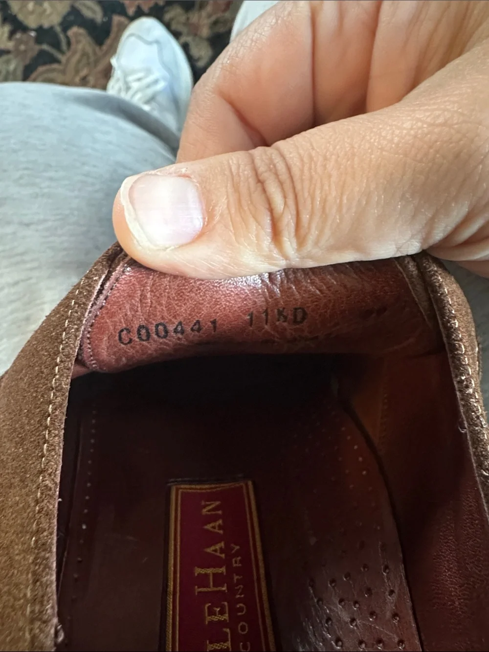 Cole Haan brown suede